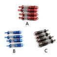 thumbnail image 3 of Maoww Shock Absorber Front/Rear RC Car Damper Wear-resistant Buggy Shocks Absorbers Drive Shaft Tire Gasket Pull Rod Blue, 3 of 6