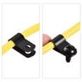 thumbnail image 5 of Ganchos de cable tipo R de nylon de 16 mm con tornillos, color negro, 50 piezas, 5 of 5