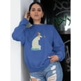 thumbnail image 2 of Image Conscious Bear And Man Fishing Sweatshirt Women -Jay Fleck Designs, Female Small, 2 of 4