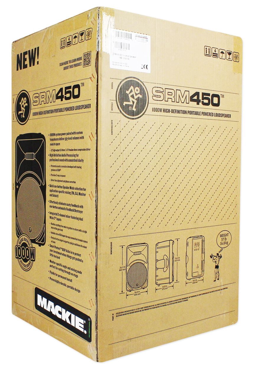 Crown CDi4000 2-Channel, 1200w Power Amplifier+(2) Mackie SRM Speakers/Monitors