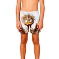 thumbnail image 5 of Boys Girls Summer Swim Trunks with Cute Print - Breathable Soft Fabric Shorts for Pool Beach Play, 5 of 9