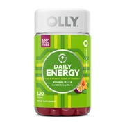 OLLY Daily Energy Gummies, Caffeine-Free, Tropical Passion, 120 Ct