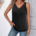 thumbnail image 4 of UPPADA Womens Tank Tops Summer Sleeveless Shirts Ladies Ribbed Wide Shoulder Straps Tees Racerback Tight Slim Fitted Workout Tank Tops Fitted Tops Racer Back Blouses, Today Clearance Women, 4 of 8