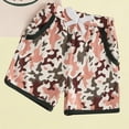 thumbnail image 4 of Baby Boy Cute Outfit Set Duck Print Short Sleeve T-Shirt and Drawstring Camouflage Shorts Set Toddler Boys Summer Clothes, 4 of 5