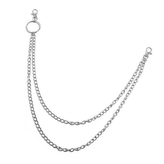 Pants Chain Double Layer Hiphop Punk Style Fashion Metal Pants Chains Decoration for Women Men
