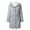 Grey, variant on Women Jacket Women Solid Rain Jacket Outdoor Fleece Keep Warm Plus Waterproof Hooded Raincoat Windproof Jackets Solid Outwear Running Jackets for Women on Clearance