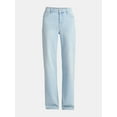 thumbnail image 4 of No Boundaries High Rise Baggy Wide Leg Jeans, 34" Inseam, Women’s and Women's Plus, 4 of 5
