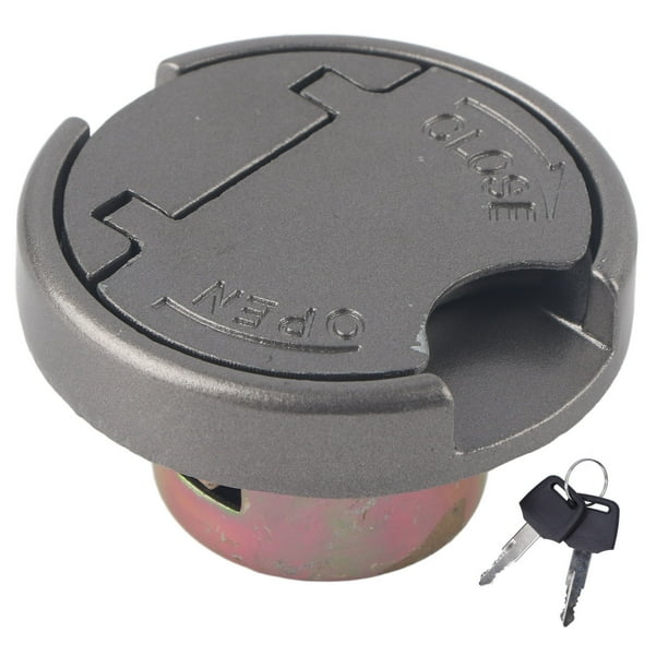 Tapa del tanque de gasolina Jadeshay Acero inoxidable Plata Ajuste universal