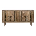 thumbnail image 2 of Leoti Warm Brown and Black Four Door Credenza, 2 of 8