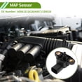 thumbnail image 2 of Sensor de Presión Absoluta del Colector MAP Único para MERCEDES-BENZ C-CLASS S203 2004-2007 No.A0061531628 1 Pc, 2 of 6