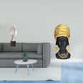 thumbnail image 2 of Figura de resina de arte abstracto, escultura para decoración del hogar, oficina o mesa de centro. Estatua de mujer africana, adorno de mesa, regalo,, 2 of 8