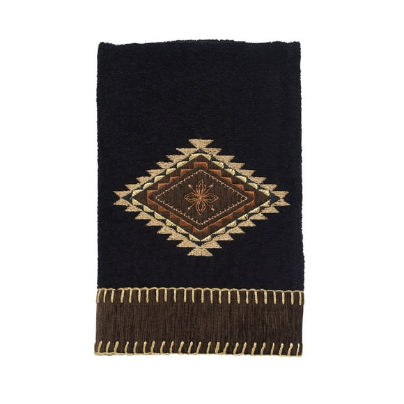 Avanti Linens 17722Blk Mojave Toalla De Mano Negra 28.00"" X 16.00""