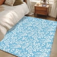 thumbnail image 4 of Area Rugs 2.7'x5', Blue Spring Floral Carpet for Living Room Bedroom Dining Room, Farmhouse Flowers Elegant Pastoral Throw Kitchen Rugs Non Slip Washable Rectangle Indoor Outdoor Rugs, 4 of 8