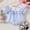 C-Blue137, variant on JIAYUE Girls Flutter Sleeve Round Neck Jumpsuit Ribbon Happy Bee Design For Lovely Casual Bodysuits