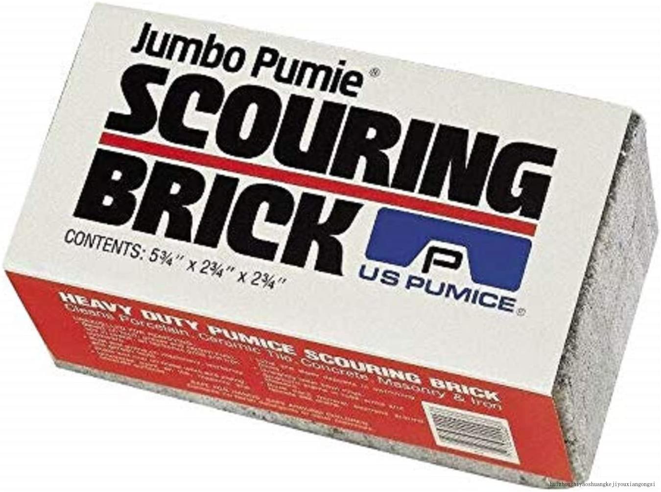 US Pumice Pumie Heavy Duty For MultiPurpose Scouring Brick 6 In. L 1