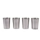 thumbnail image 1 of (4 VASOS de 170ml + 1 tapatazas) juego de vasos de acero inoxidable - vasos metálicos reutilizables - vasos para beber - Camping, outdoor - para niños, 1 of 5
