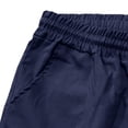 thumbnail image 4 of SAWOBUUN Men's Cargo Shorts Drawstring Elastic Waist Lightweight Hiking Fishing Shorts Relaxed Fit Casual Summer Shorts, 4 of 4