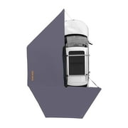 Mondawe 270 Degree Car Awning Camping 600D Outdoor Freestanding Awning , Folding Portable Car Awning Sun Shelter for Trip SUV Trucks,Awning Passenger Side