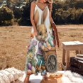 thumbnail image 2 of Easter Bunnies Rabbits Sleeveless Dress for Women Clothing Female Women's Summer Skirt, 2 of 7