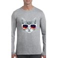 thumbnail image 1 of MmF - Mens Long Sleeve T-Shirts, up to Size 5XL - Kitty, 1 of 4
