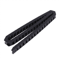 thumbnail image 4 of 6 Pcs 10 x 20mm 1M Open on Both Side Plastic Towline Cable Drag Chain, 4 of 8