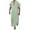 Green, variant on Mens Casual Shirt Short Sleeve V Neck Dubai Robe Top Breathable Cotton Linen Thobe Kaftan Loose Fit Trendy Clothing,White,L