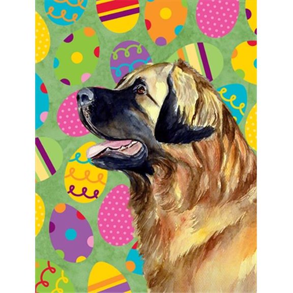 11 x 15 in. Leonberger Easter Eggtravaganza Garden Size Flag