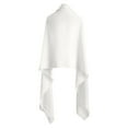 thumbnail image 3 of UJNDER Soft Chiffon Scarves Shawls Wraps for Women for Dress Accessories and Special Occasions White, 3 of 4