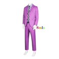 thumbnail image 5 of Jojo Kira Yoshikage Cosplay disfraz de Anime aventura Yoshikage Kira Traje púrpura Cosplay uniforme disfraz peluca trajes, 5 of 5