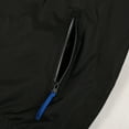 thumbnail image 3 of Men's Windbreaker Jacket Lightweight Water-ResiWind Breaker Outdoor Hiking Running Jacket Coat Royal Blue Black Size M, 3 of 6