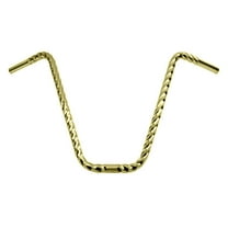 bike DYNO STYLE SQUARE TWISTED HANDLEBAR 16 25.4MM GOLD.bicycle HANDLEBAR