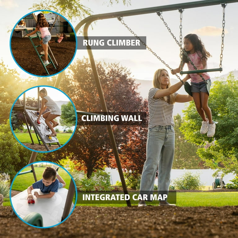 Lifetime climb hotsell and slide playset