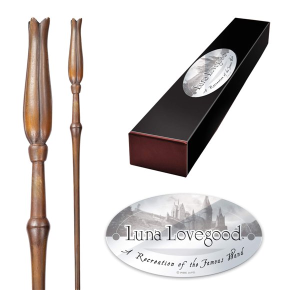 Varita de colección The Noble Collection Luna Lovegood