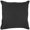 Black, variant on Ivory Solid Light Textured Modern Throw Pillow