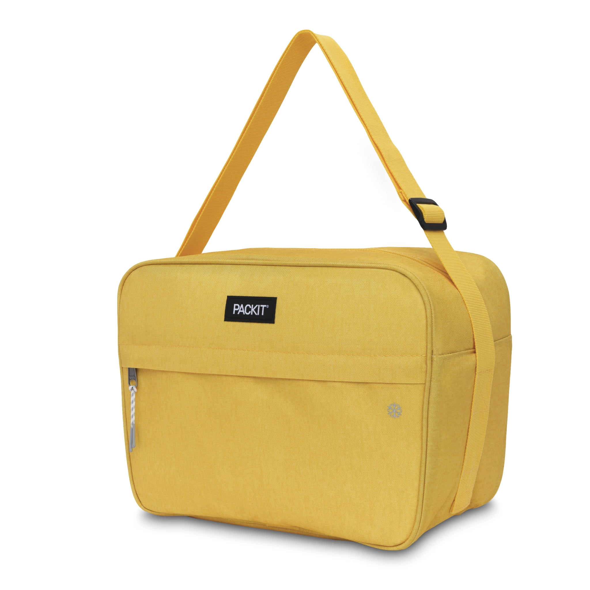 PackIt Zuma Bag Cooler 8.9 qt Soft-Sided Coolers, Yellow Solid Color