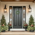 thumbnail image 3 of Northlight 10" Unlit Mini Pine Artificial Christmas Wreath, 3 of 7