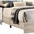 thumbnail image 4 of King Size Bed, Gray Upholstered Headboard, Frame Cream Modern Style With Rubberwood And Bedroom, Box Spring Required, 4 of 7
