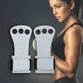 thumbnail image 3 of Tnobhg 1 Pair Gymnastics Hand Grips with Fastener Tape Palm Protection Powerlifting Hand Straps Wrist Support Sports Accessories, 3 of 8