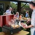 thumbnail image 4 of Costway 8-in-1 Portable Pellet Grill with Digital Control Meat Probe Detachable Ash Pan Red, 4 of 10