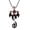 Red, variant on Gothic Dragon Sword Cross Pendant Necklace - Punk-Style Zircon Dragon Pendant - Vintage Entangled Sword - Unisex Dark Gothic Jewelry