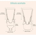 thumbnail image 4 of Arnés De Seguridad Para Caminar Respirable Bebes 8-24 Meses Modelo Verde, 4 of 4