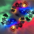 thumbnail image 2 of LED Halloween Pumpkin String Light Ghost Bat Light String for Carnival Party Garden Decoration, 2 of 7