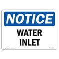 thumbnail image 1 of SignMission OS-NS-A-1218-L-18973 12 x 18 in. OSHA Notice Sign - Water Inlet, 1 of 1