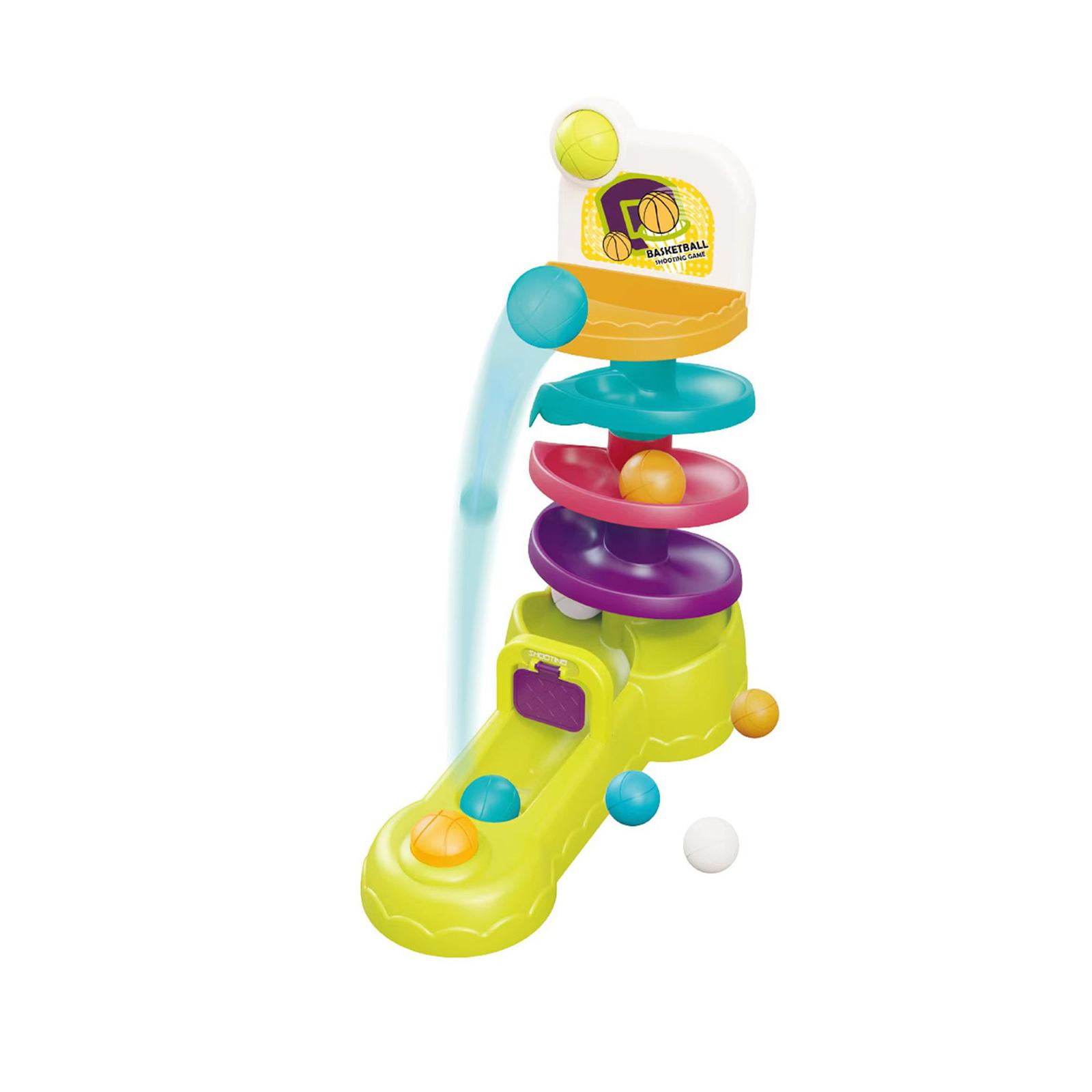Ball drop and rolling Swirling Toy, Fun Track Sliding Ball, Preschool