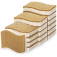 thumbnail image 1 of Natural Sponges Scurb Sponges for Kitchen Non-Scratch Biodegradable Plant Based Scrubber Pads for Cleaning Dishes,16 Pack, 1 of 5