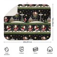 thumbnail image 2 of Black Christmas Santa Pattern Dish Drying Mat for Kitchen 1 Pack, Ultra Absorbent Microfiber Dishes Drainer Mats,18x24in(46x61cm), 2 of 4