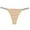 Beige, variant on Swstbby Womens Briefs, Women's Fashion Transparent Low Waist G-string Pants Panties Thong Blue M