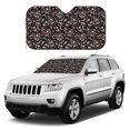 thumbnail image 2 of Fuzoiu Daisies Flowers Print Car Windshield Sunshade,Foldable Reflective Sun Visor,Windshield Sun Shade,UV Rays Sun Visor Shade,Auto Front Sun Shield Shade-Medium, 2 of 8