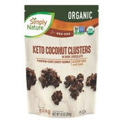 Simply Nature Coconut Clusters Dark Chocolate Organic Gluten Free 10 oz