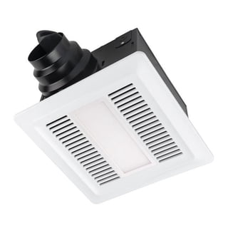 ReVent RVL80-D 80 CFM Easy Installation Bathroom Exhaust Fan with LED ...